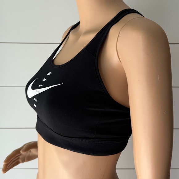 Nike Black Sports Bra with Racerback and Moisture-Wicking Fabric Sz S - Picture 4 of 12